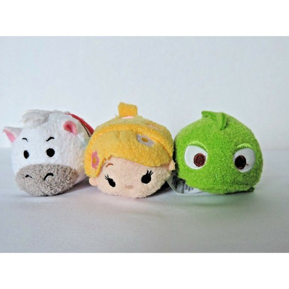 Disney Tsum Tsum Frozen Tangled Mini Plush 3.5 Inch Lot 10 New Elsa Olaf Anna - Picture 8 of 12
